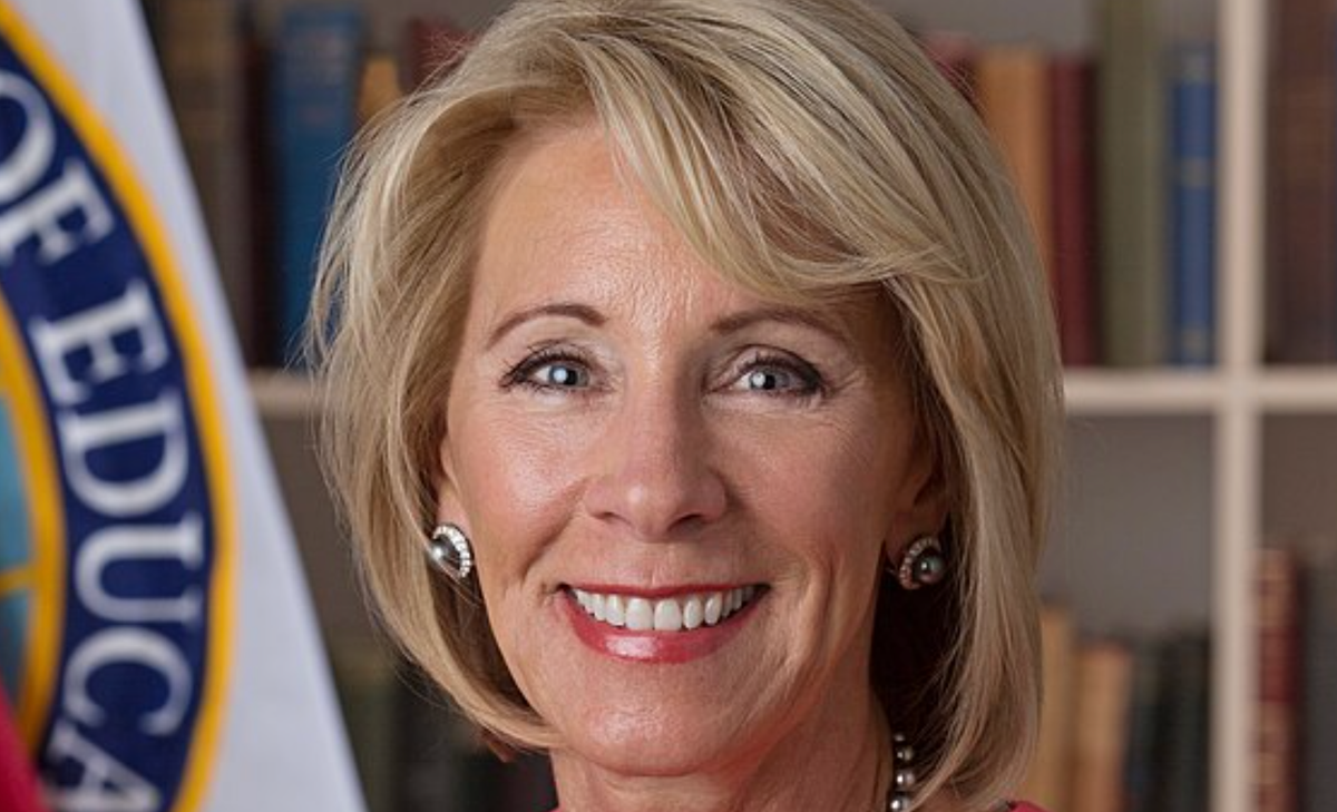 Betsy DeVos comes out in favor of another January 6th